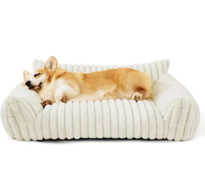 Pillow Soft Pet Bed Washable Fluffy Orthopedic Dog Cat Sofa Bed-Snoozy Dream