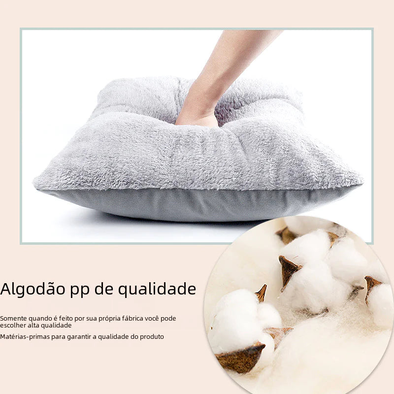 Pop of Color Pet Bed - Cozy Comfy Cat and Dog House for All Seasons