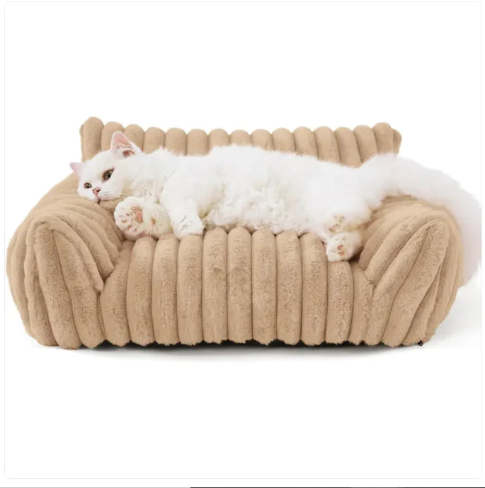 Pillow Soft Pet Bed Washable Fluffy Orthopedic Dog Cat Sofa Bed-Snoozy Dream