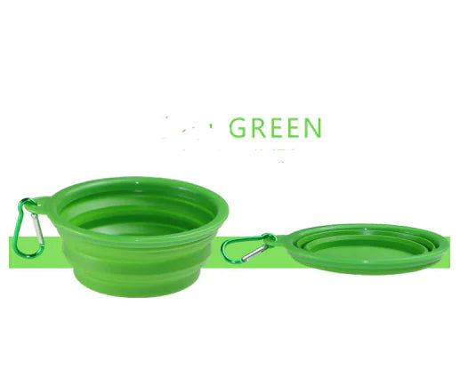 Portable Folding TPE Silicone Pet Bowl for Dogs and Cats