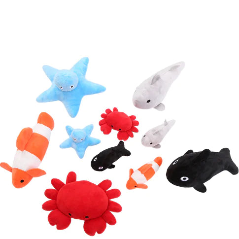Catnip Plush Toys for Cats - Fun Ocean Series