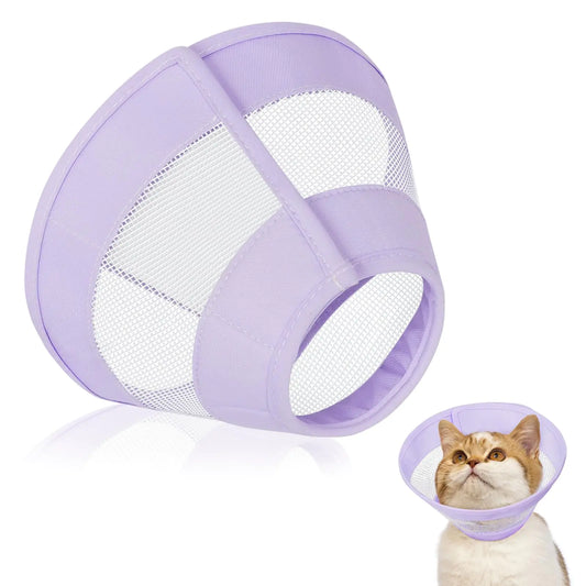Soft Lightweight Cat Cone Recovery Collar