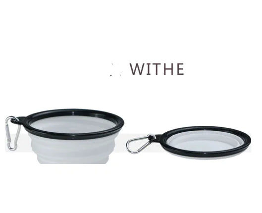Portable Folding TPE Silicone Pet Bowl for Dogs and Cats