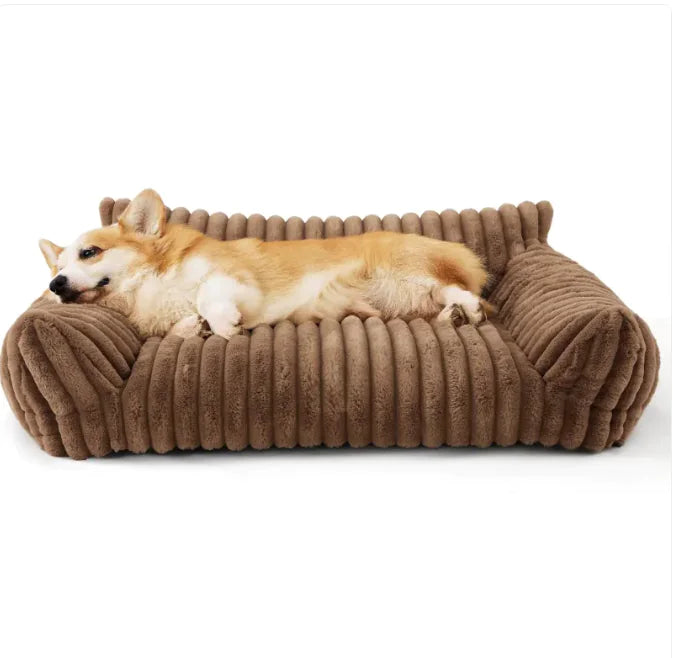 Pillow Soft Pet Bed Washable Fluffy Orthopedic Dog Cat Sofa Bed-Snoozy Dream
