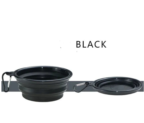 Portable Folding TPE Silicone Pet Bowl for Dogs and Cats