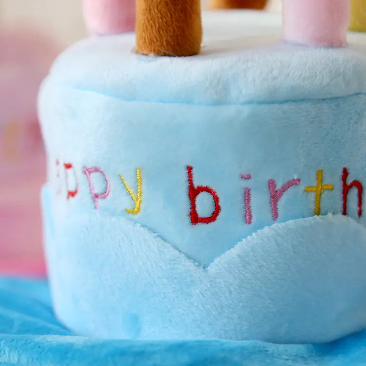 Pet Birthday Hat - Cute Dog or Cat Costume Birthday Cake Hat