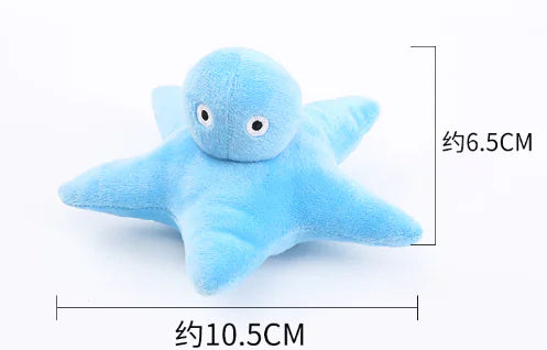 Catnip Plush Toys for Cats - Fun Ocean Series